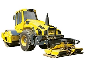 Грунтовый каток BOMAG BW 213 DH-4 BVC/P с виброплитами
